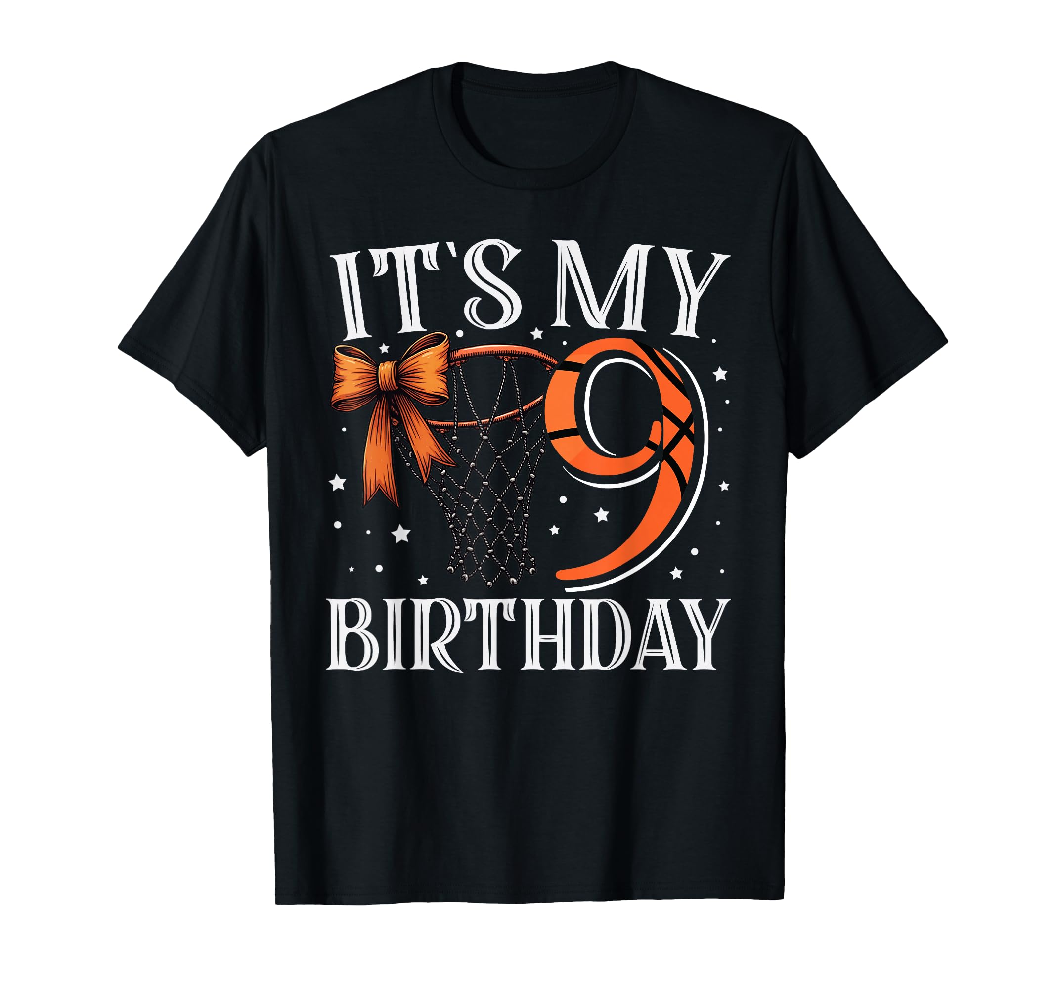 Its My Nine 9 Birthday Basketball T-Shirt - Fun Novelty Design for Adults - T-Shirt, Sweatshirt, Hoodie