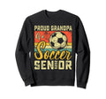 Proud Grandpa Soccer Senior Sweatshirt - Fun Novelty Design for Adults - T-Shirt, Sweatshirt, Hoodie