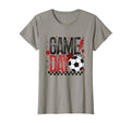 Game Day Soccer Season Checkered Black T-Shirt - Graphic Print for Adults - T-Shirt, Sweatshirt, Hoodie