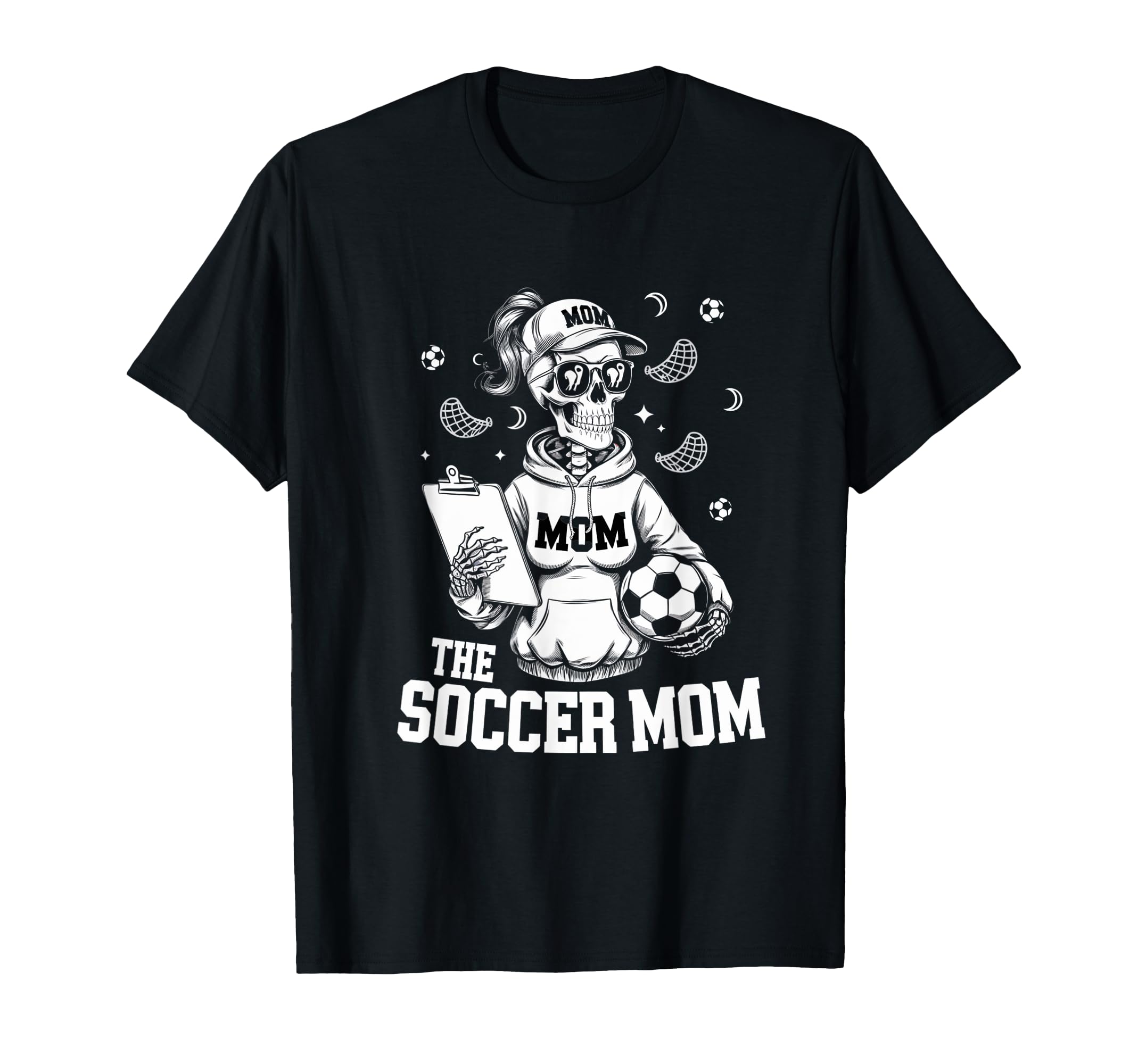 Soccer Mom Skeletton Halloween T-Shirt - Casual Everyday Wear Men Women - T-Shirt, Sweatshirt, Hoodie