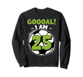 25 Year Old Birthday Soccer Themed Sweatshirt - Novelty Apparel Men Women - T-Shirt, Sweatshirt, Hoodie