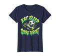 Eat Sleep Score Repeat Soccer T-Shirt - Aesthetic Graphic Men Women - T-Shirt, Sweatshirt, Hoodie