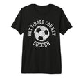 Hettinger County Soccer Distressed 90S T-Shirt - Aesthetic Graphic Unisex - T-Shirt, Sweatshirt, Hoodie