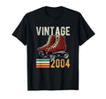 Funny 2004 Roller Skate 19Th Birthday T-Shirt - Minimalist Print Men Women - T-Shirt, Sweatshirt, Hoodie