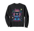 Insert Coin To Start Arcade Machine Sweatshirt - Streetwear Style Unisex - T-Shirt, Sweatshirt, Hoodie