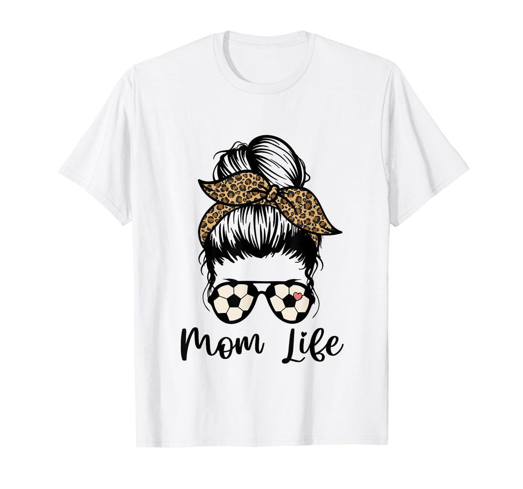 Soccer Mom Funny Soccer Ball Cheer T-Shirt - Aesthetic Graphic Men Women - T-Shirt, Sweatshirt, Hoodie