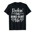 Rockin Band Aunt Life Marching Band T-Shirt - Graphic Print Men Women - T-Shirt, Sweatshirt, Hoodie