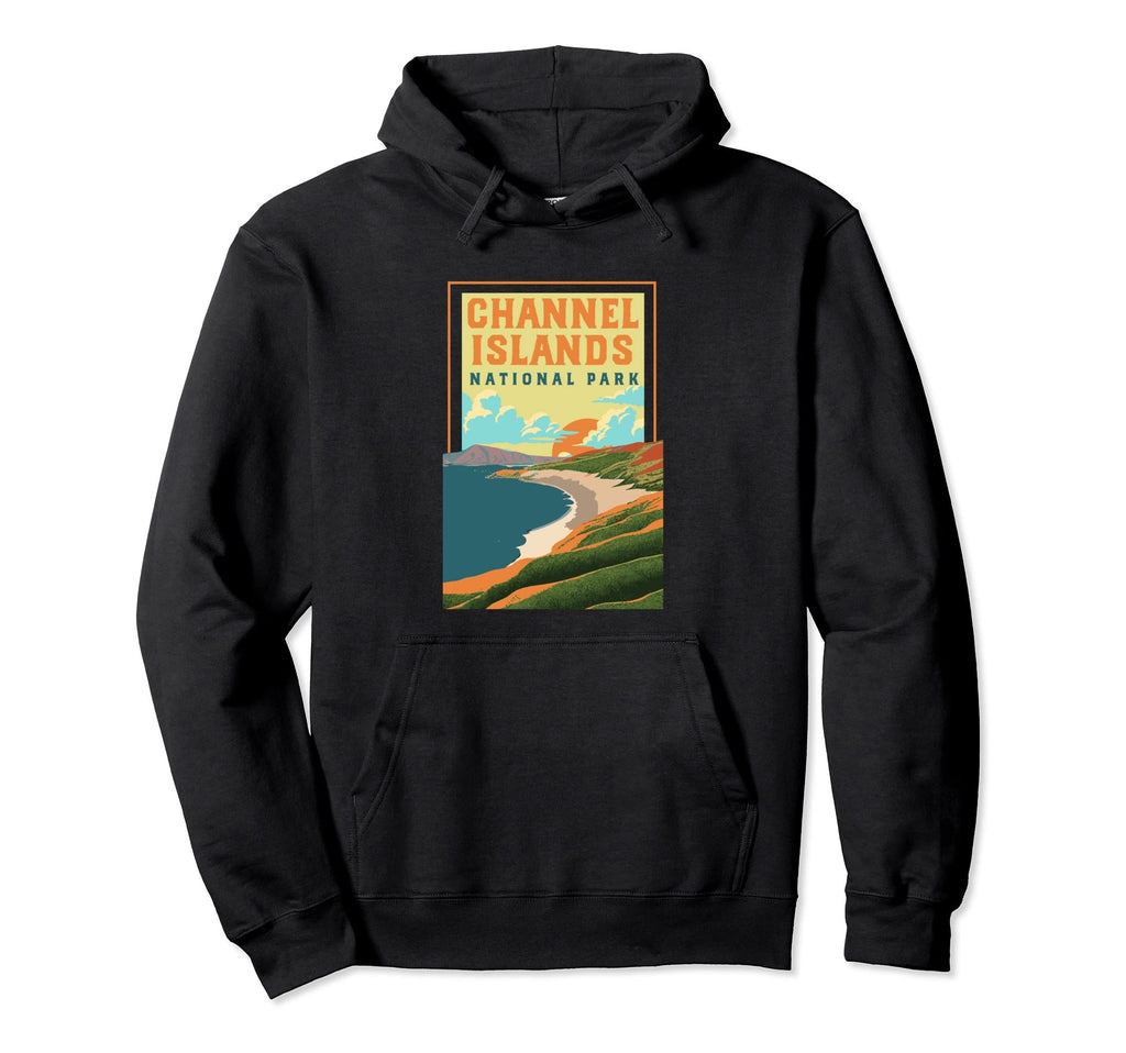 Channel Islands California Wpa National Hoodie - Unique Graphic for Adults - T-Shirt, Sweatshirt, Hoodie