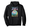 If It Involves Jesus And Roller Hoodie - Aesthetic Graphic for Adults - T-Shirt, Sweatshirt, Hoodie