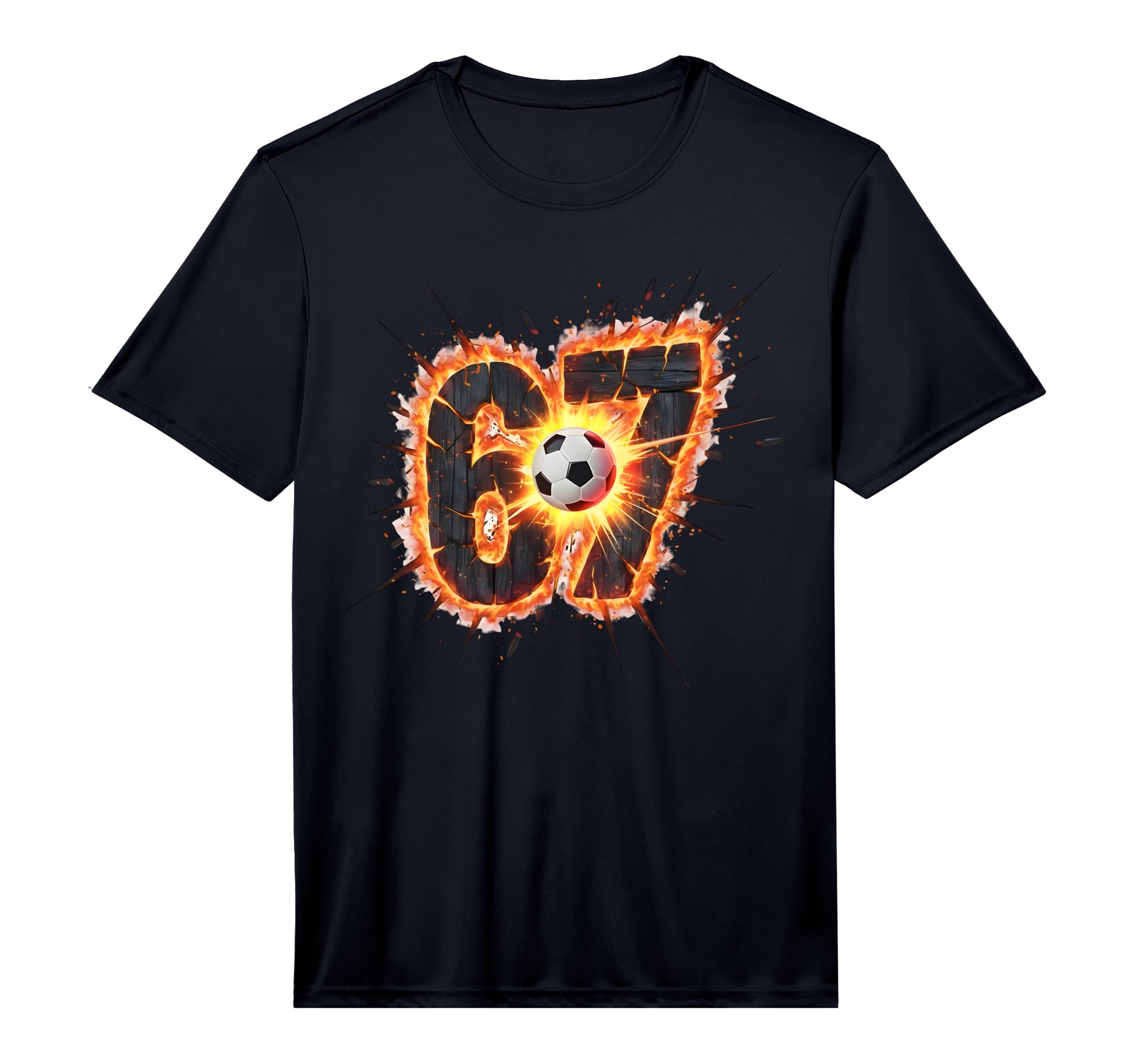 Funny 6 7 Six Seven 67 Soccer Meme T-Shirt - Trendy Graphic Men Women - T-Shirt, Sweatshirt, Hoodie