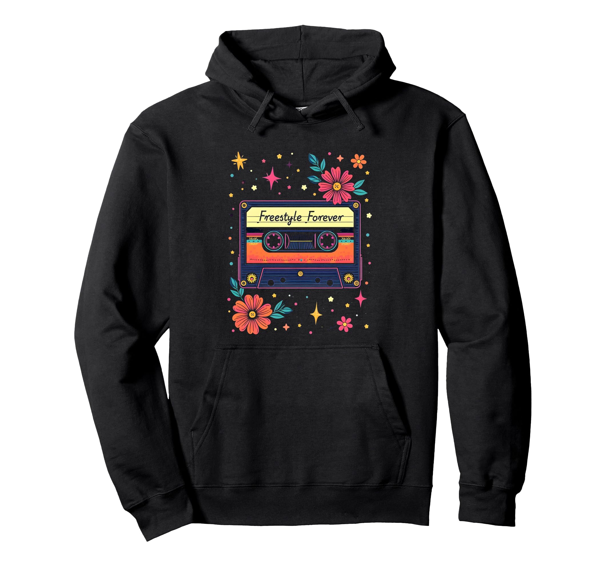 Freestyle Forever Cassette Tape Art Hoodie - Custom Art Print Unisex - T-Shirt, Sweatshirt, Hoodie