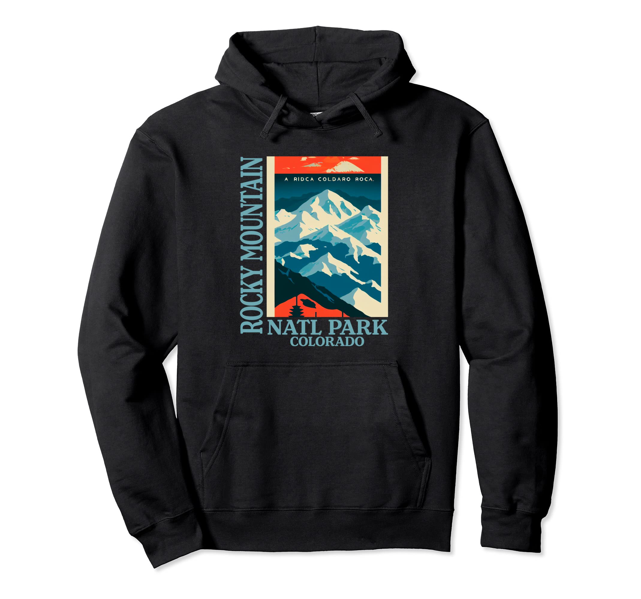 Colorado Rocky Mountain National Park Hoodie - Aesthetic Graphic Men Women - T-Shirt, Sweatshirt, Hoodie