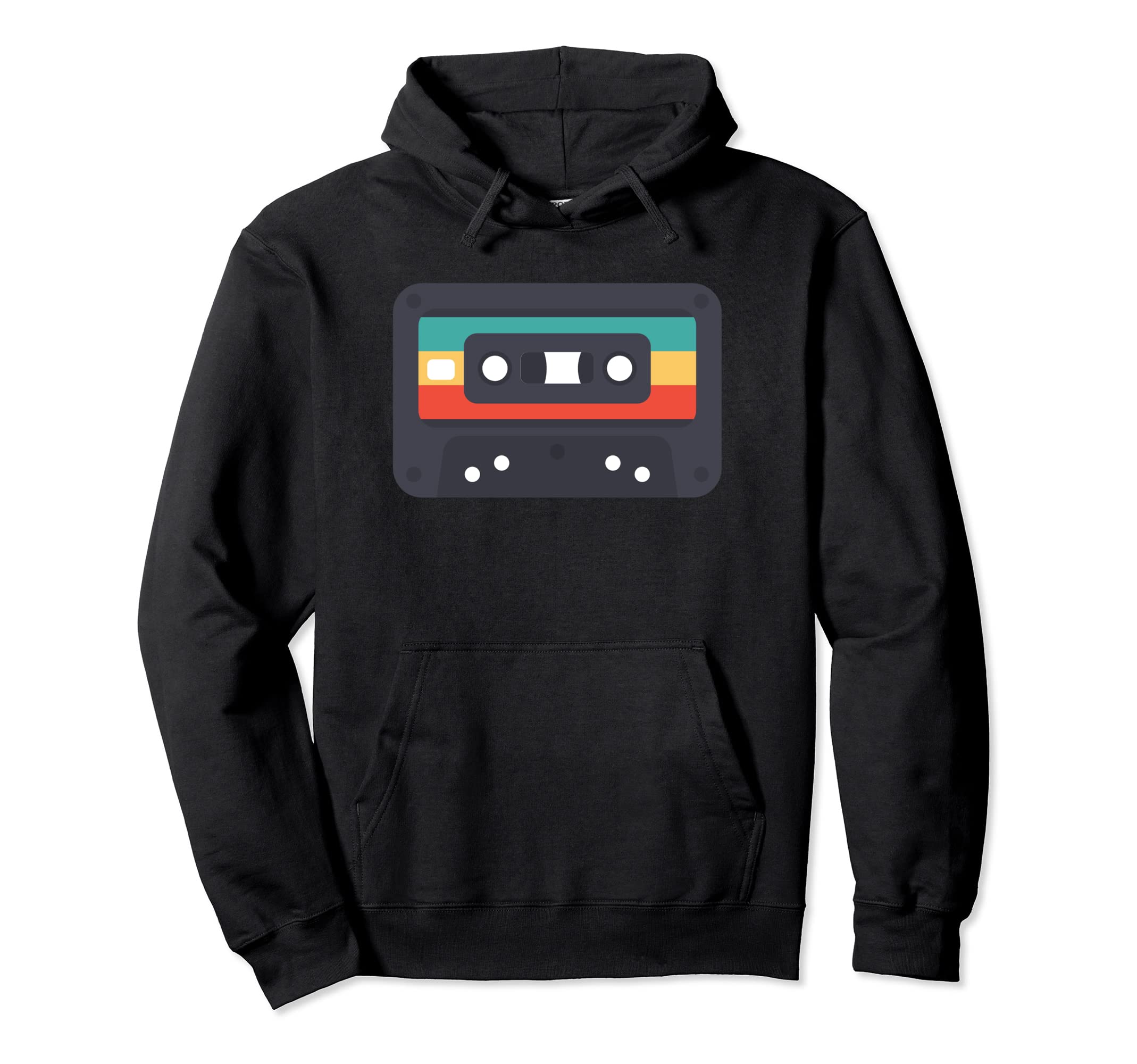 80S Sign Cassette Old School Rap Tape Hoodie - Novelty Apparel for Adults - T-Shirt, Sweatshirt, Hoodie