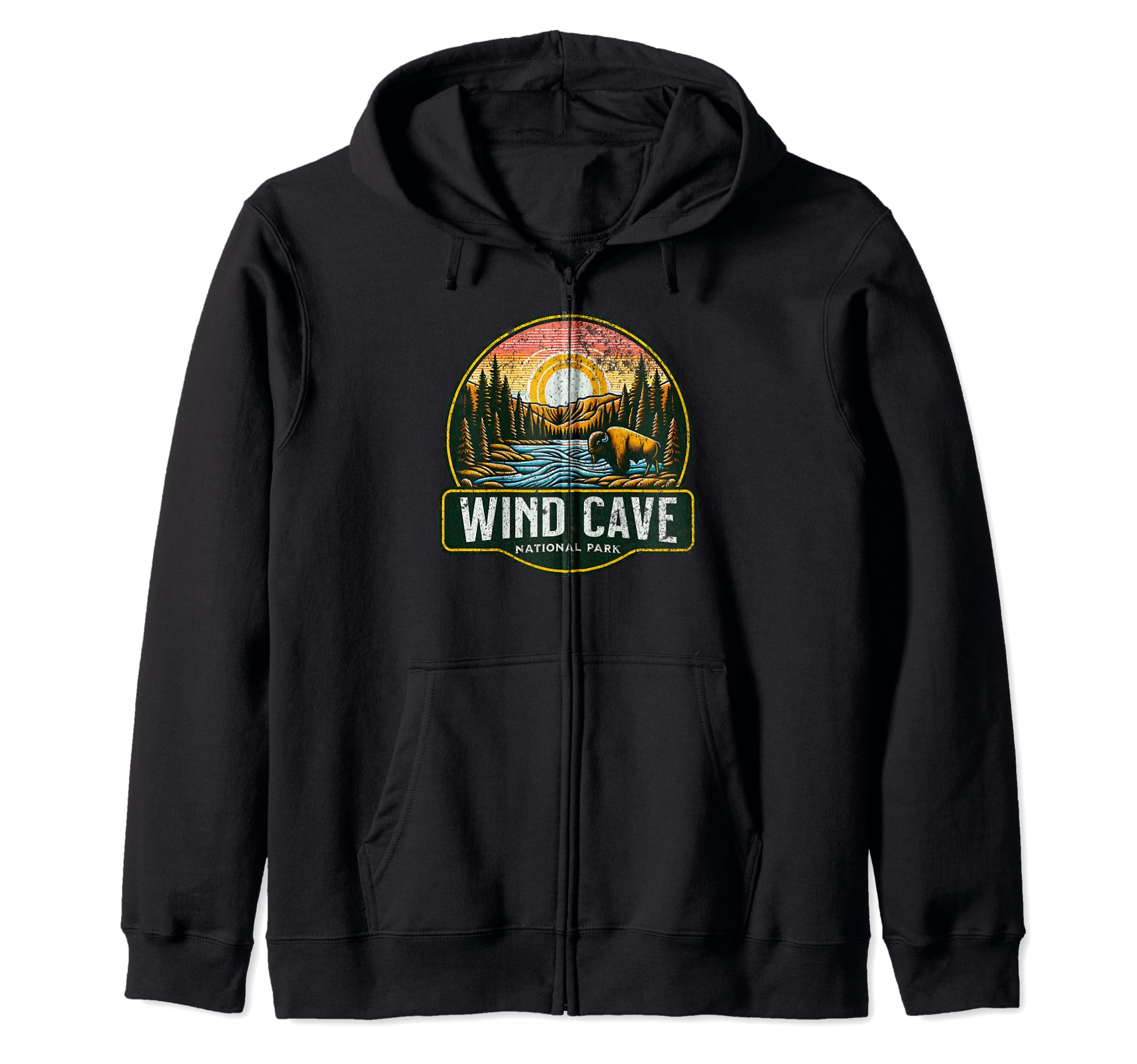 Wind Cave National Park South Dakota Usa T-Shirt - Unique Graphic Unisex - T-Shirt, Sweatshirt, Hoodie