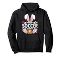 Matching Easter Soccer Bunny Family Hoodie - Streetwear Style Men Women - T-Shirt, Sweatshirt, Hoodie