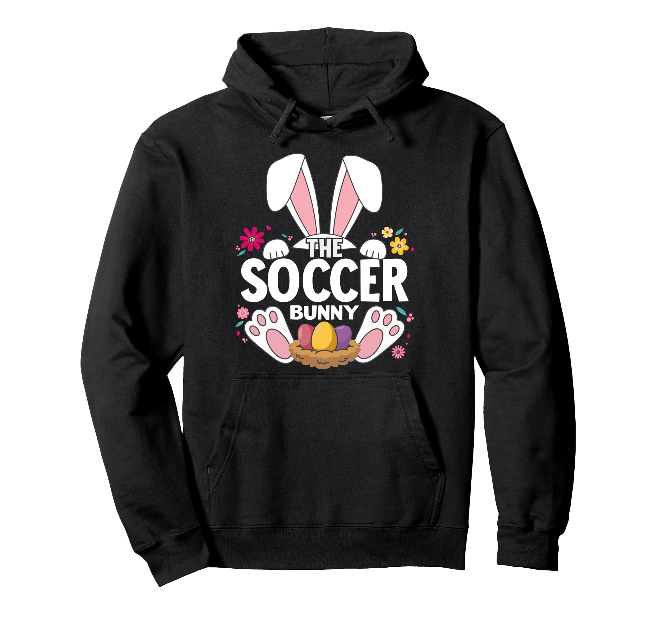 Matching Easter Soccer Bunny Family Hoodie - Streetwear Style Men Women - T-Shirt, Sweatshirt, Hoodie