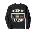 Video Game Controller Evolution 80S Sweatshirt - Graphic Print for Adults - T-Shirt, Sweatshirt, Hoodie