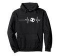 Soccer Heartbeat Soccer Player Hoodie - Casual Everyday Wear for Adults - T-Shirt, Sweatshirt, Hoodie