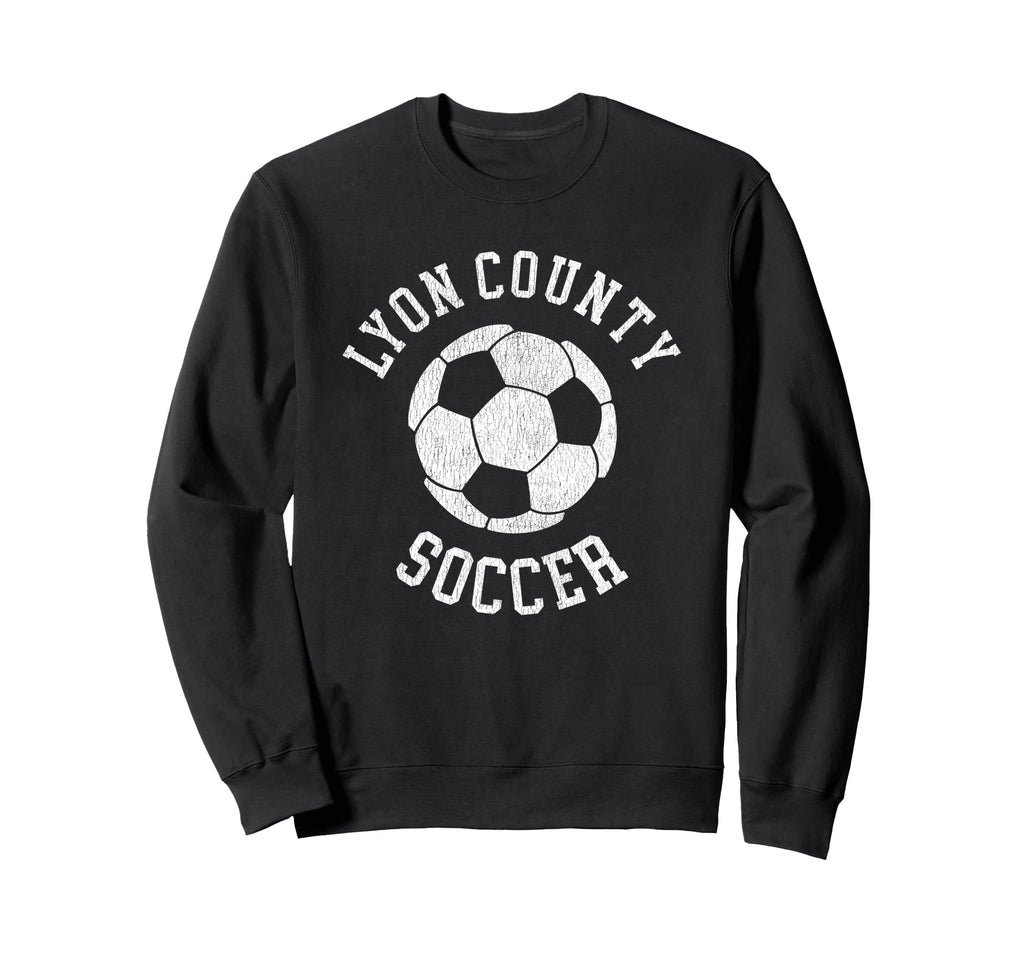 Lyon County Soccer Distressed 90S Sweatshirt - Unique Graphic Men Women - T-Shirt, Sweatshirt, Hoodie