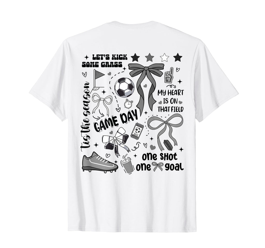 Soccer Streetwear Preppy Soccer Game Day Mom T-Shirt - Graphic Print Unisex - T-Shirt, Sweatshirt, Hoodie