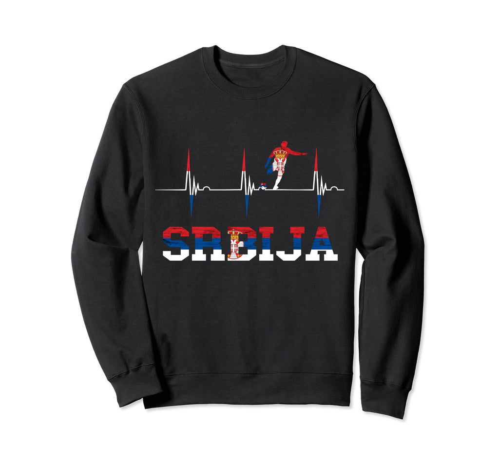 Serbia Soccer Team Srbija Sweatshirt - Casual Everyday Wear Unisex - T-Shirt, Sweatshirt, Hoodie