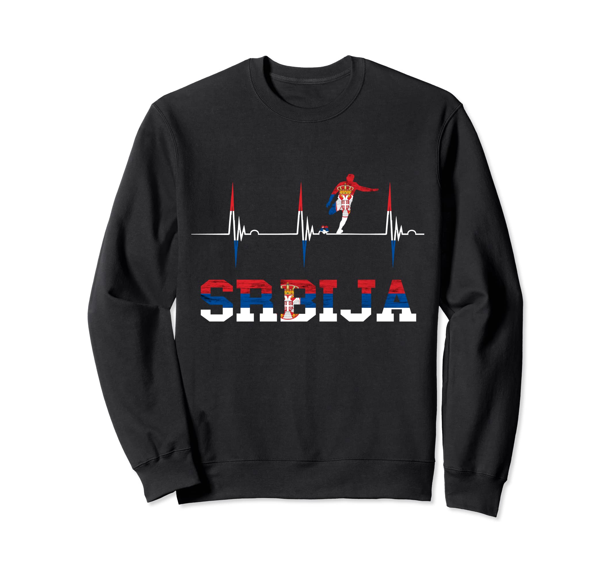 Serbia Soccer Team Srbija Sweatshirt - Casual Everyday Wear Unisex - T-Shirt, Sweatshirt, Hoodie