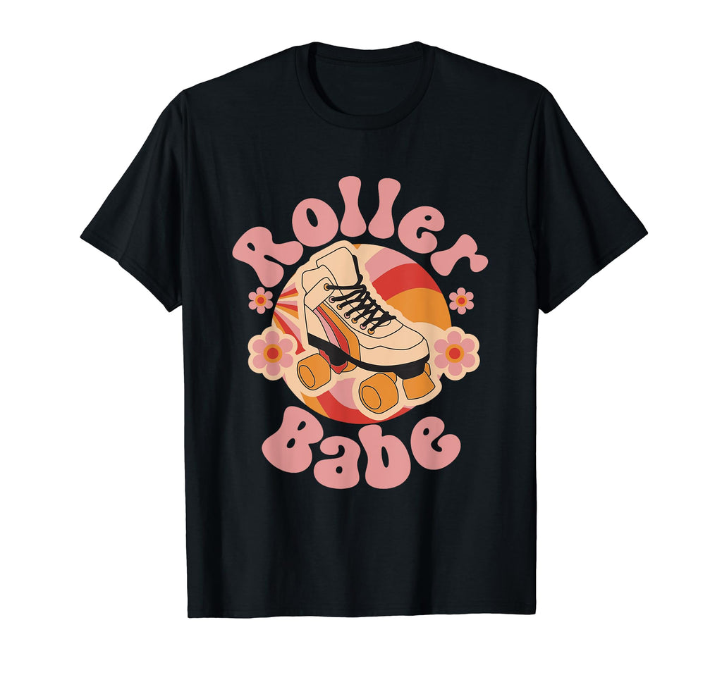 Roller Babe Roller Skating Womens T-Shirt - Minimalist Print for Adults - T-Shirt, Sweatshirt, Hoodie