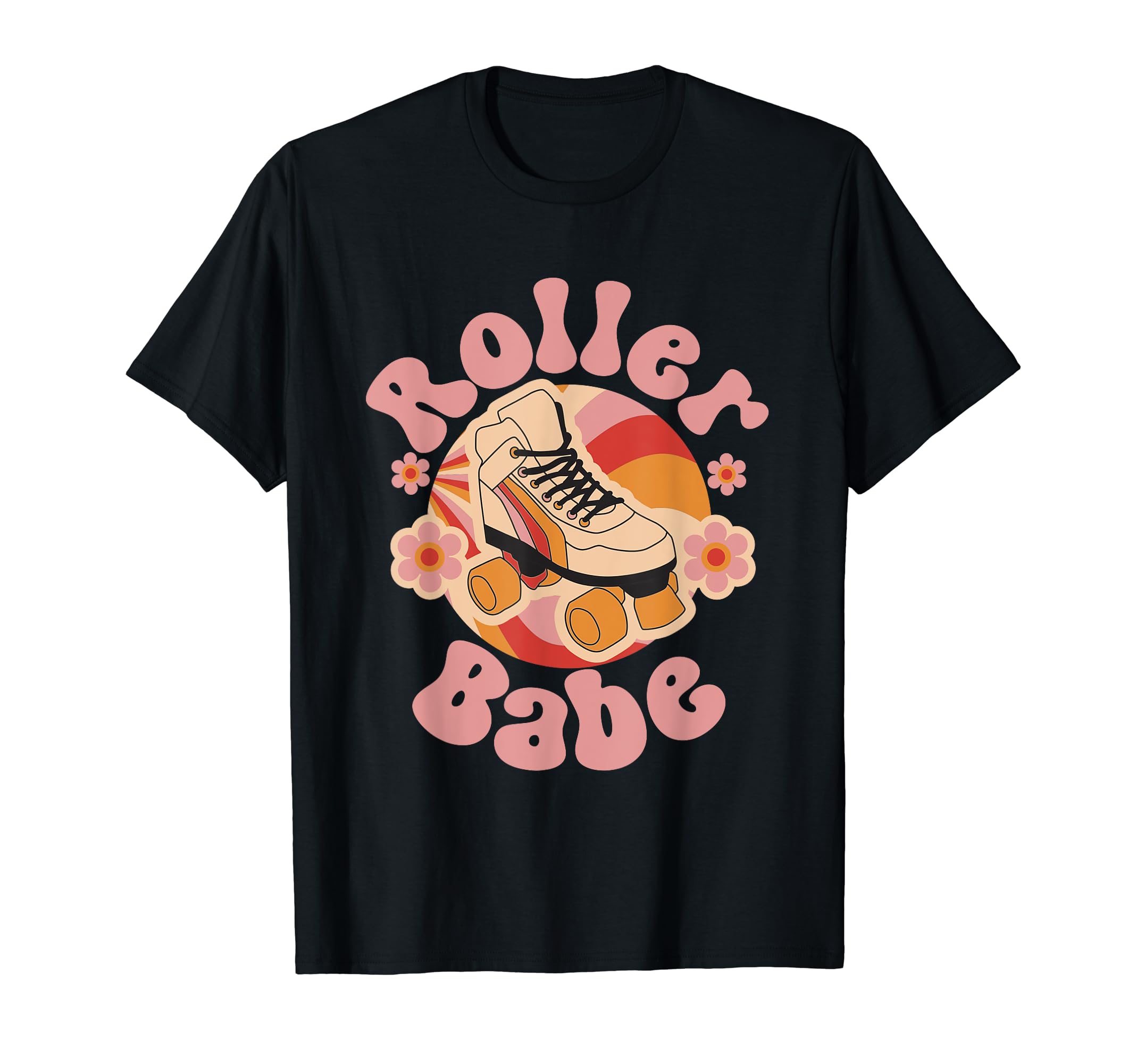 Roller Babe Roller Skating Womens T-Shirt - Minimalist Print for Adults - T-Shirt, Sweatshirt, Hoodie