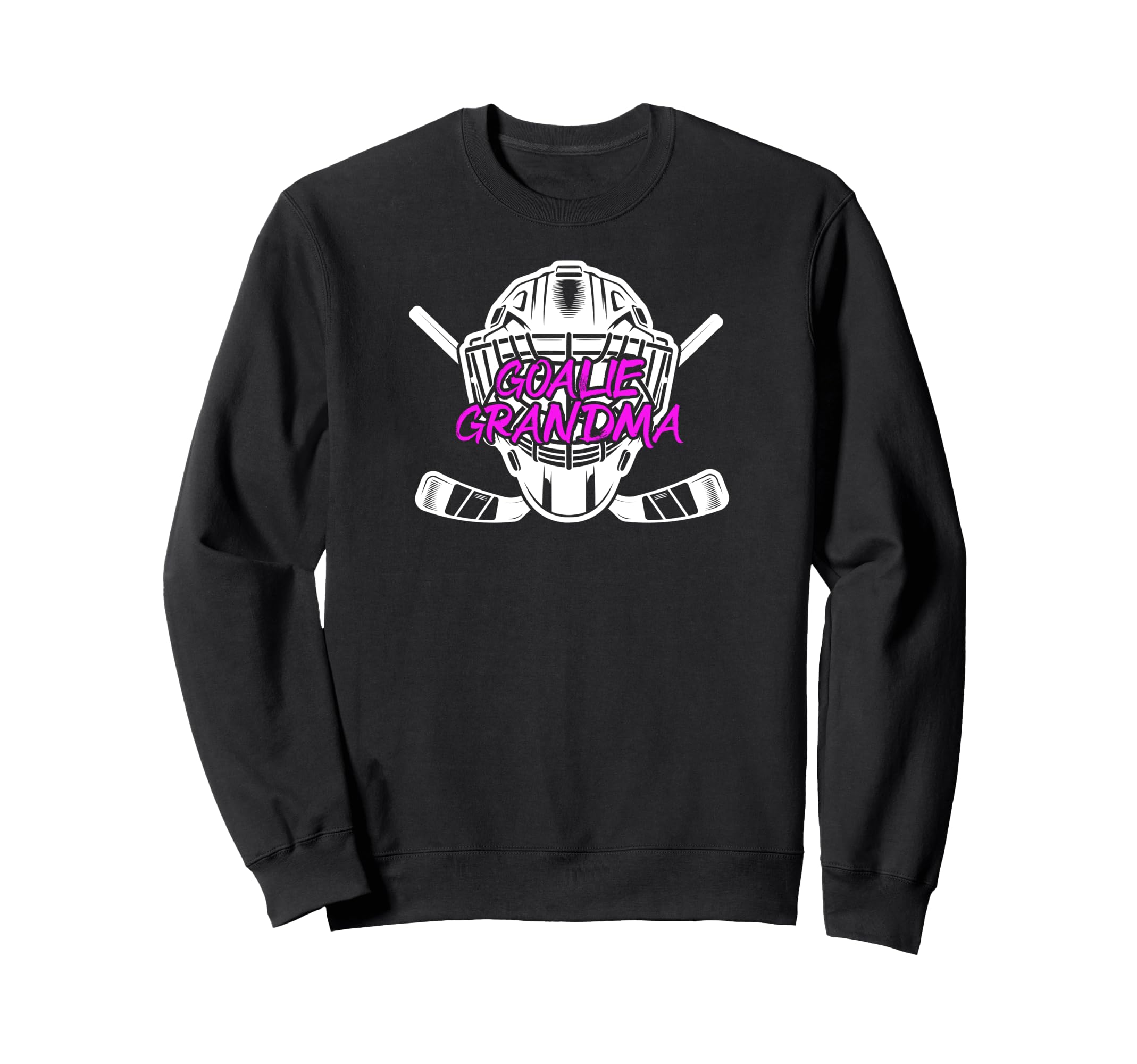 Ice Hockey Goalie Grandma Hockey Sweatshirt - Minimalist Print Men Women - T-Shirt, Sweatshirt, Hoodie