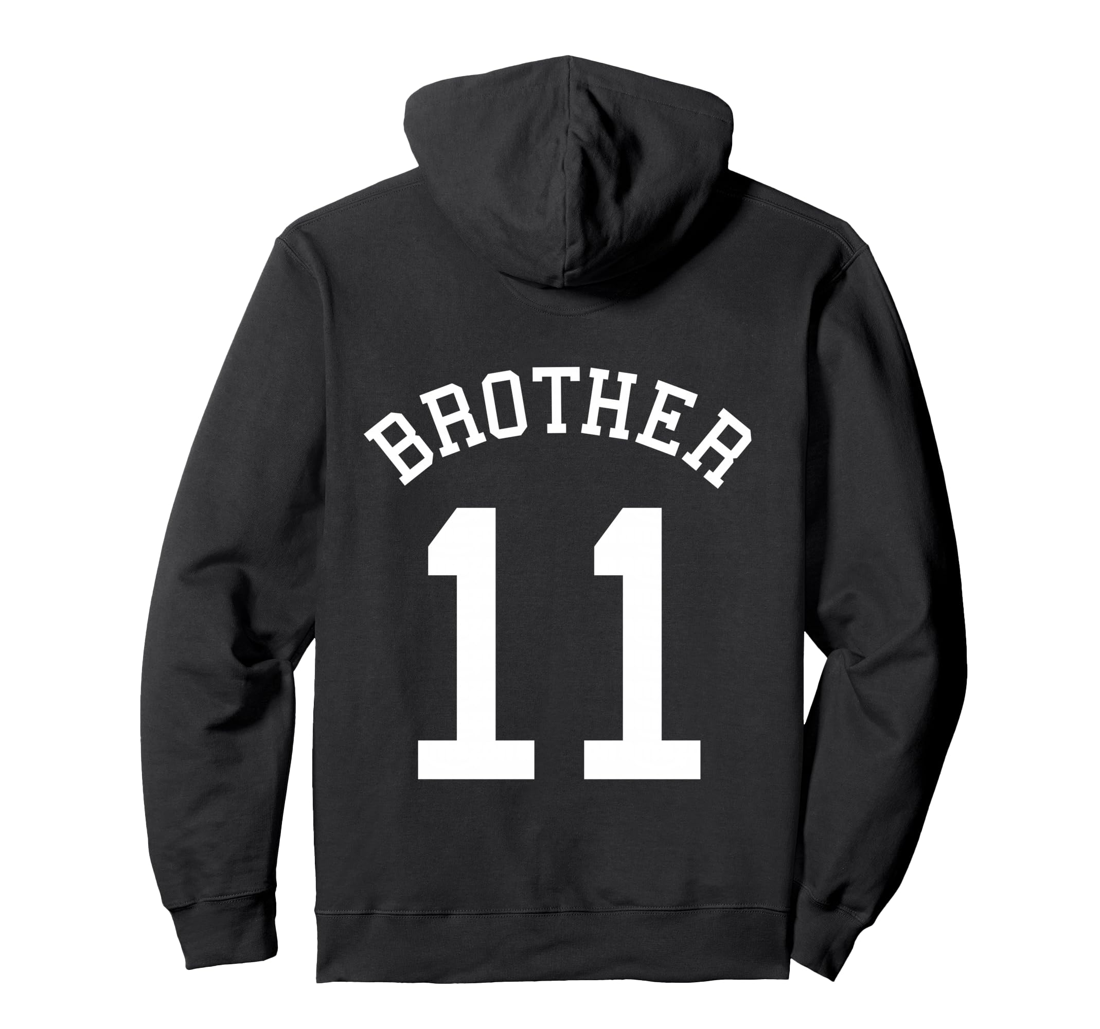 Brother Team Uniform No 11 Handball Hoodie - Trendy Graphic Men Women - T-Shirt, Sweatshirt, Hoodie