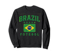 Brazil Gift Flag Brazilian Fan Samba Sweatshirt - Graphic Print Men Women - T-Shirt, Sweatshirt, Hoodie