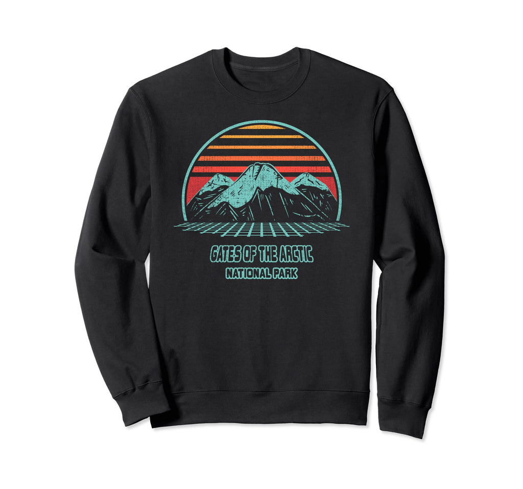 Gates Arctic National Park Hiking 80S Sweatshirt - Trendy Graphic Unisex - T-Shirt, Sweatshirt, Hoodie