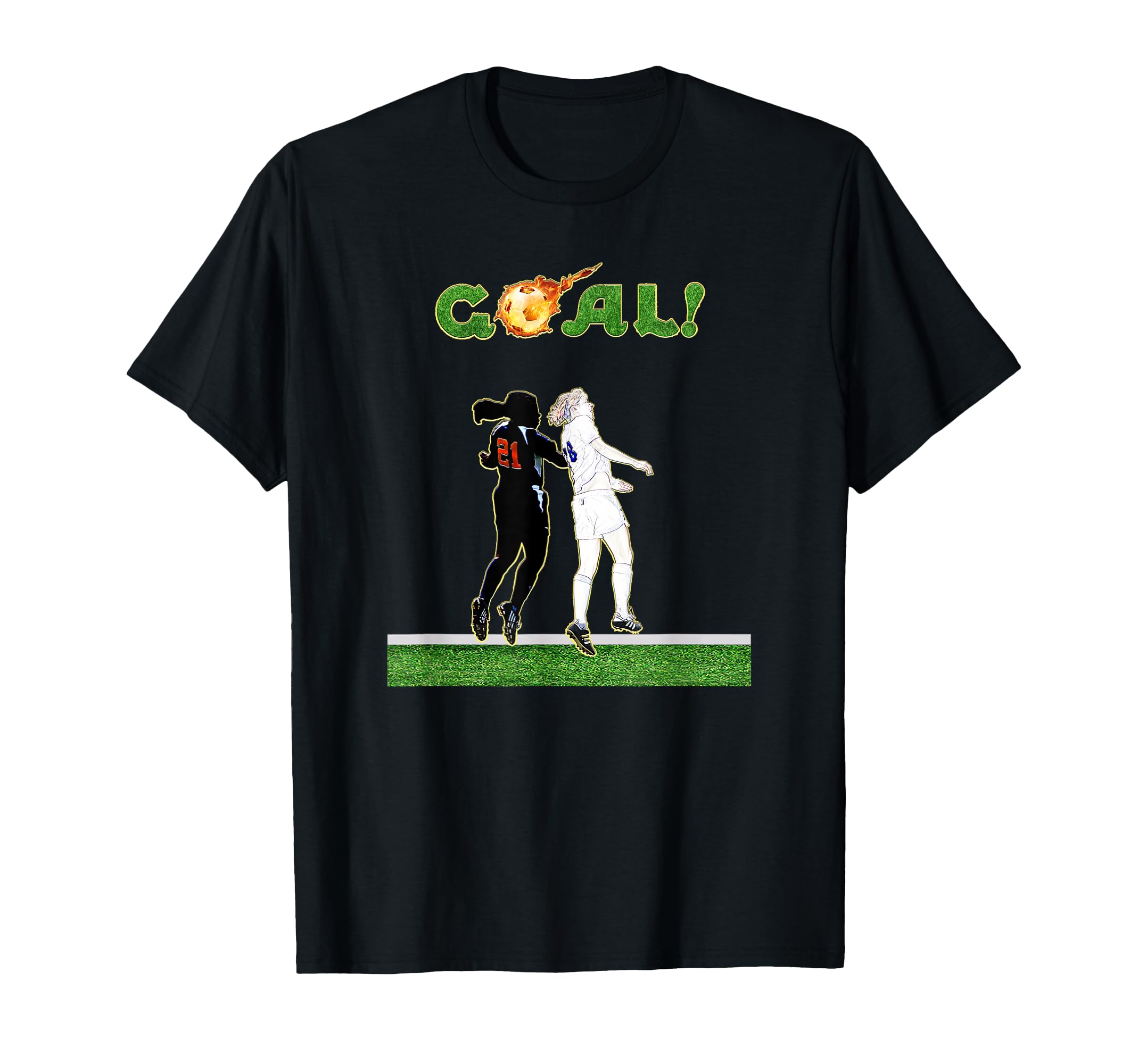 Goal Soccer Football Players T-Shirt - Fun Novelty Design for Adults - T-Shirt, Sweatshirt, Hoodie