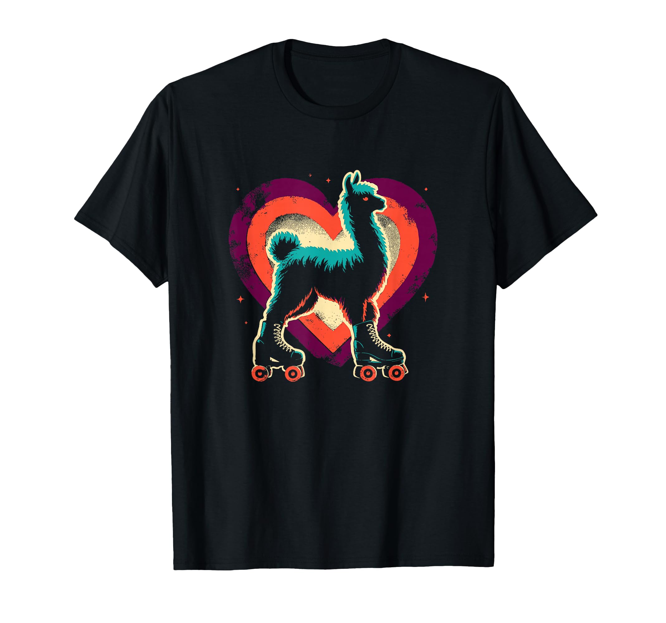 Alpaca Roller Skates Funny Roller T-Shirt - Graphic Print Men Women - T-Shirt, Sweatshirt, Hoodie