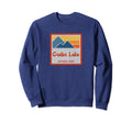 Crater Lake National Park Stripes Sweatshirt - Unique Graphic Men Women - T-Shirt, Sweatshirt, Hoodie