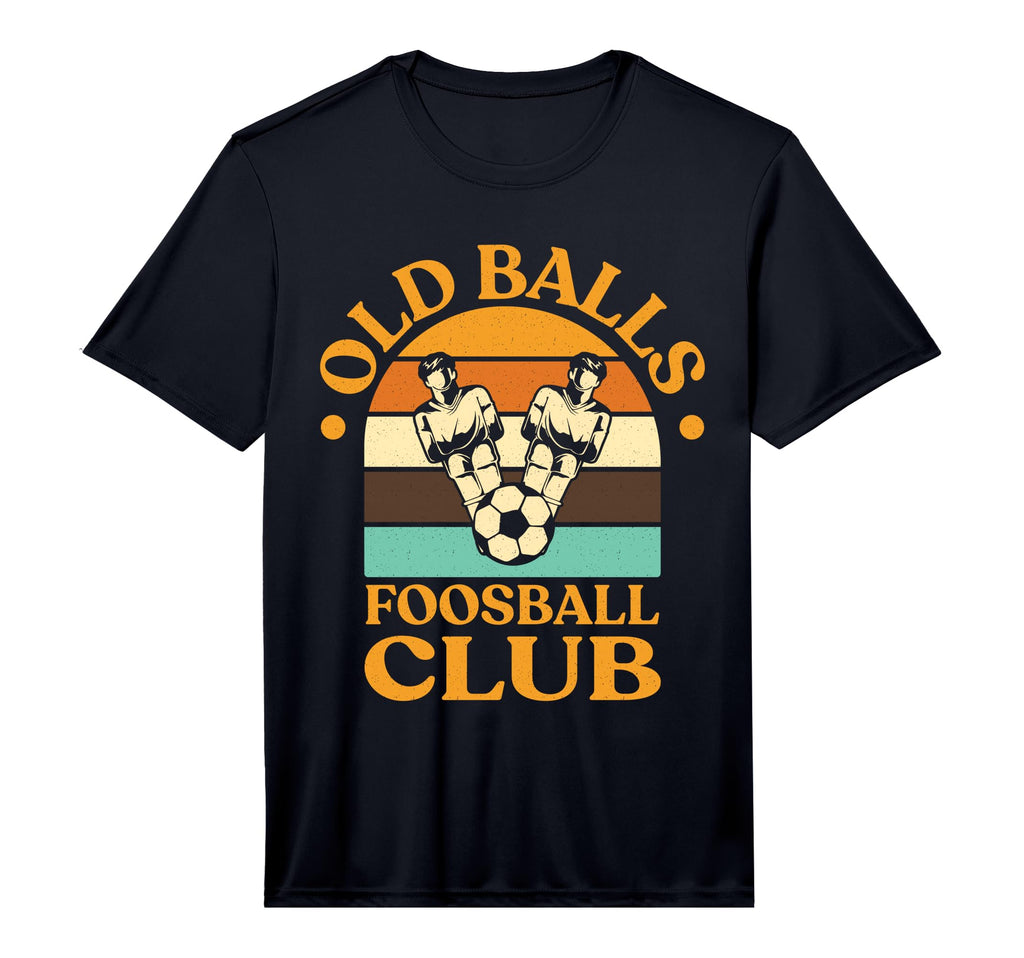 Mens Funny Old Balls Foosball Club T-Shirt - Custom Art Print for Adults - T-Shirt, Sweatshirt, Hoodie