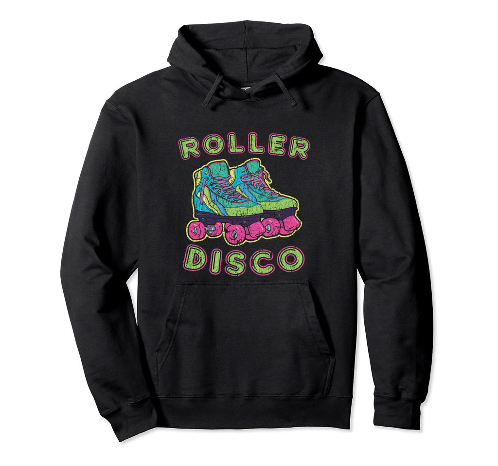 Roller Skates Disco 70S 80S 90S Costume Hoodie - Trendy Graphic Men Women - T-Shirt, Sweatshirt, Hoodie