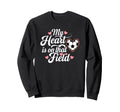 My Heart Is That Field Soccer Mom Sweatshirt - Graphic Print Unisex - T-Shirt, Sweatshirt, Hoodie