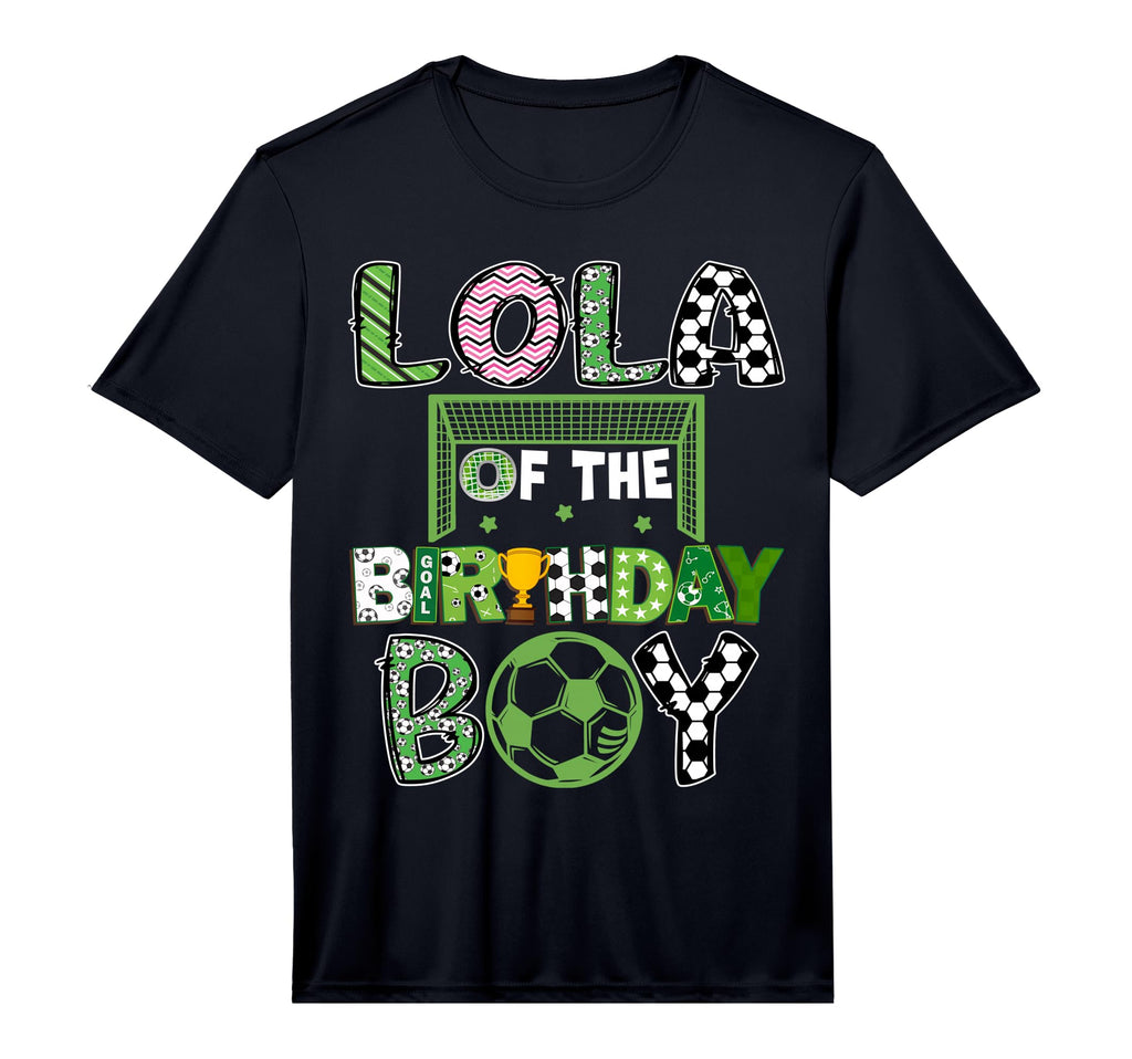 Lola Birthday Soccer Player Birthday T-Shirt - Aesthetic Graphic Men Women - T-Shirt, Sweatshirt, Hoodie