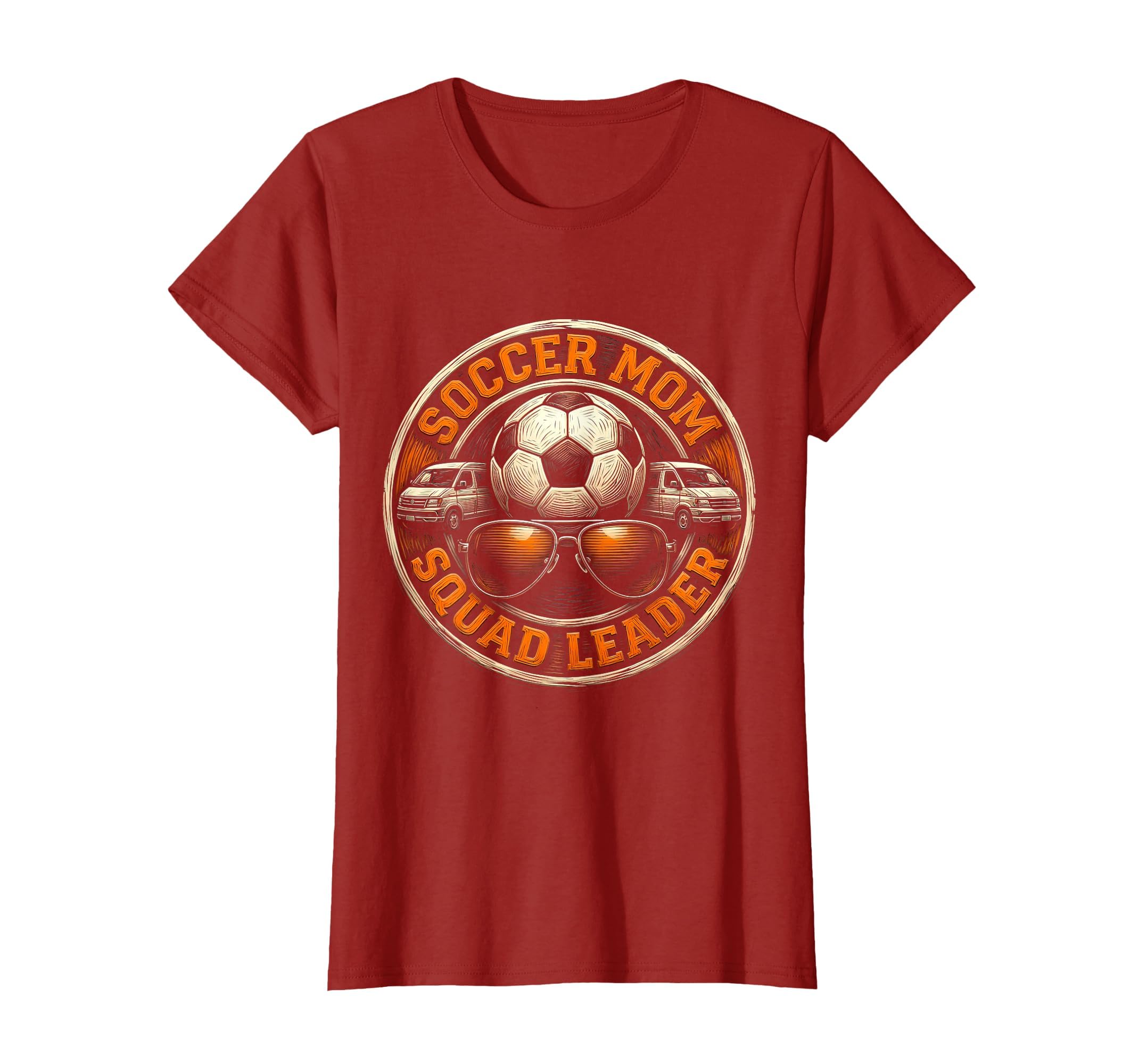 Soccer Mom Squad Leader Funny T-Shirt - Custom Art Print Unisex - T-Shirt, Sweatshirt, Hoodie