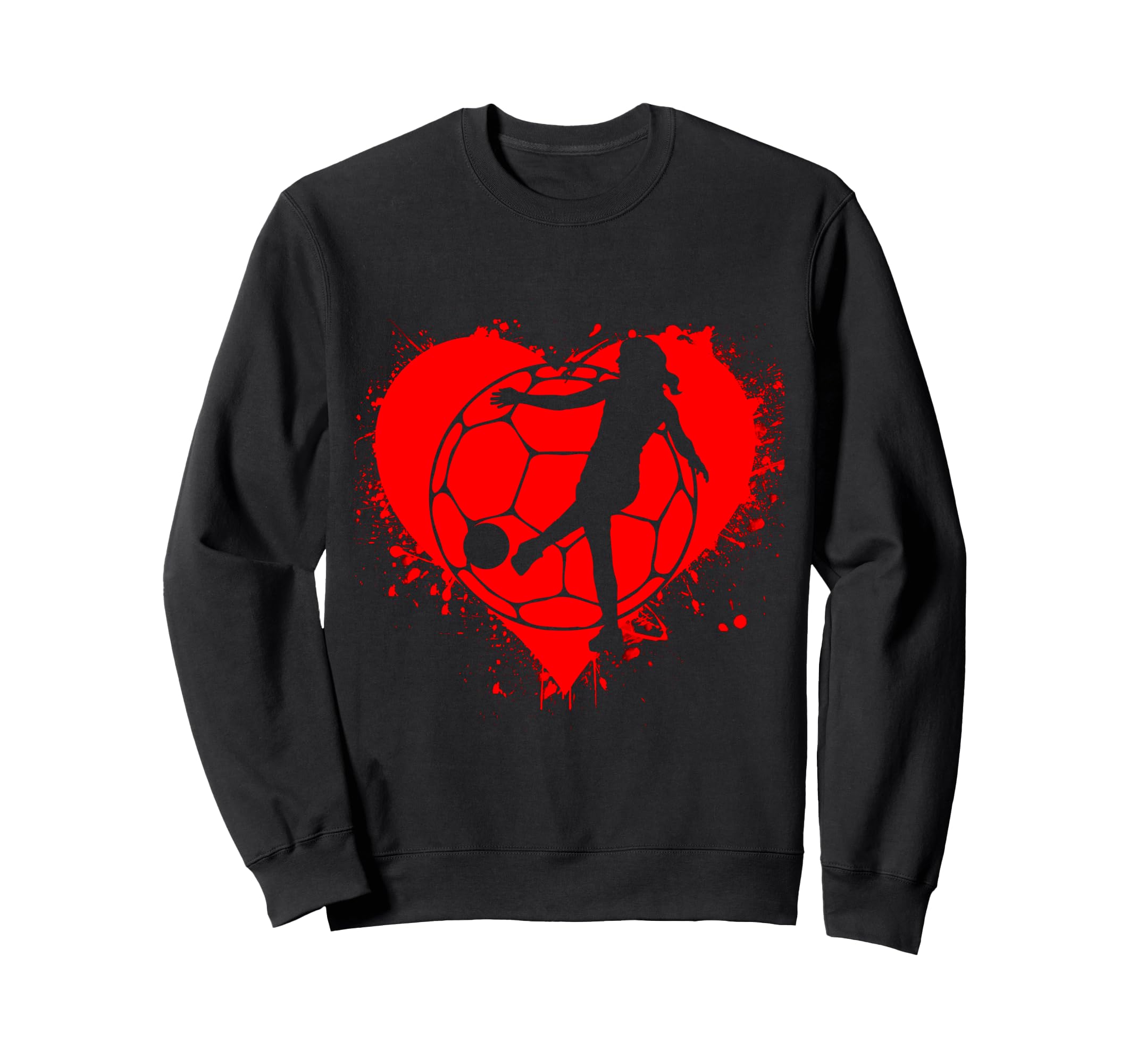 Soccer Lady Fan Football Sweatshirt - Casual Everyday Wear for Adults - T-Shirt, Sweatshirt, Hoodie