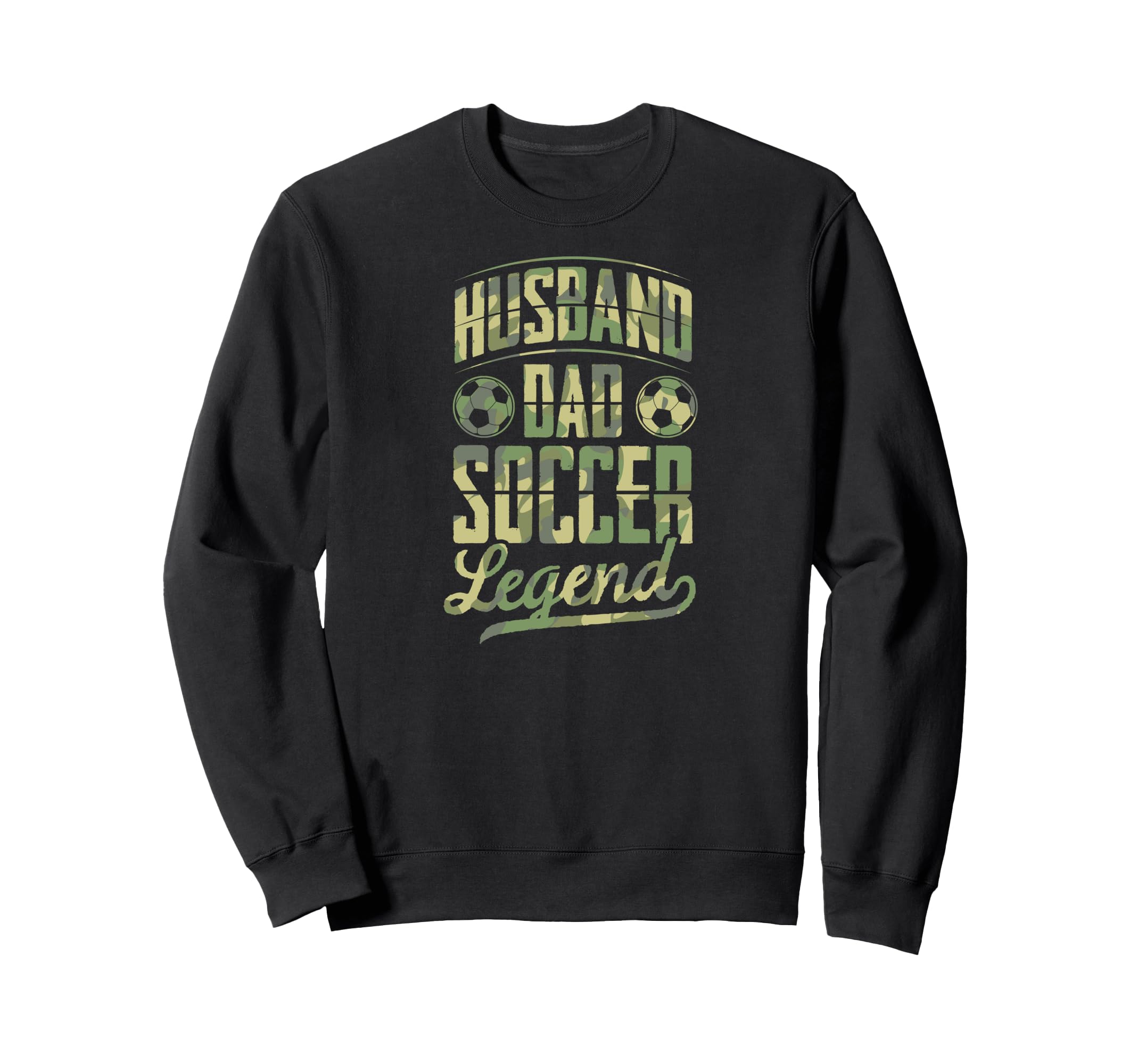 Husband Dad Soccer Legend Soccer Sweatshirt - Custom Art Print Men Women - T-Shirt, Sweatshirt, Hoodie