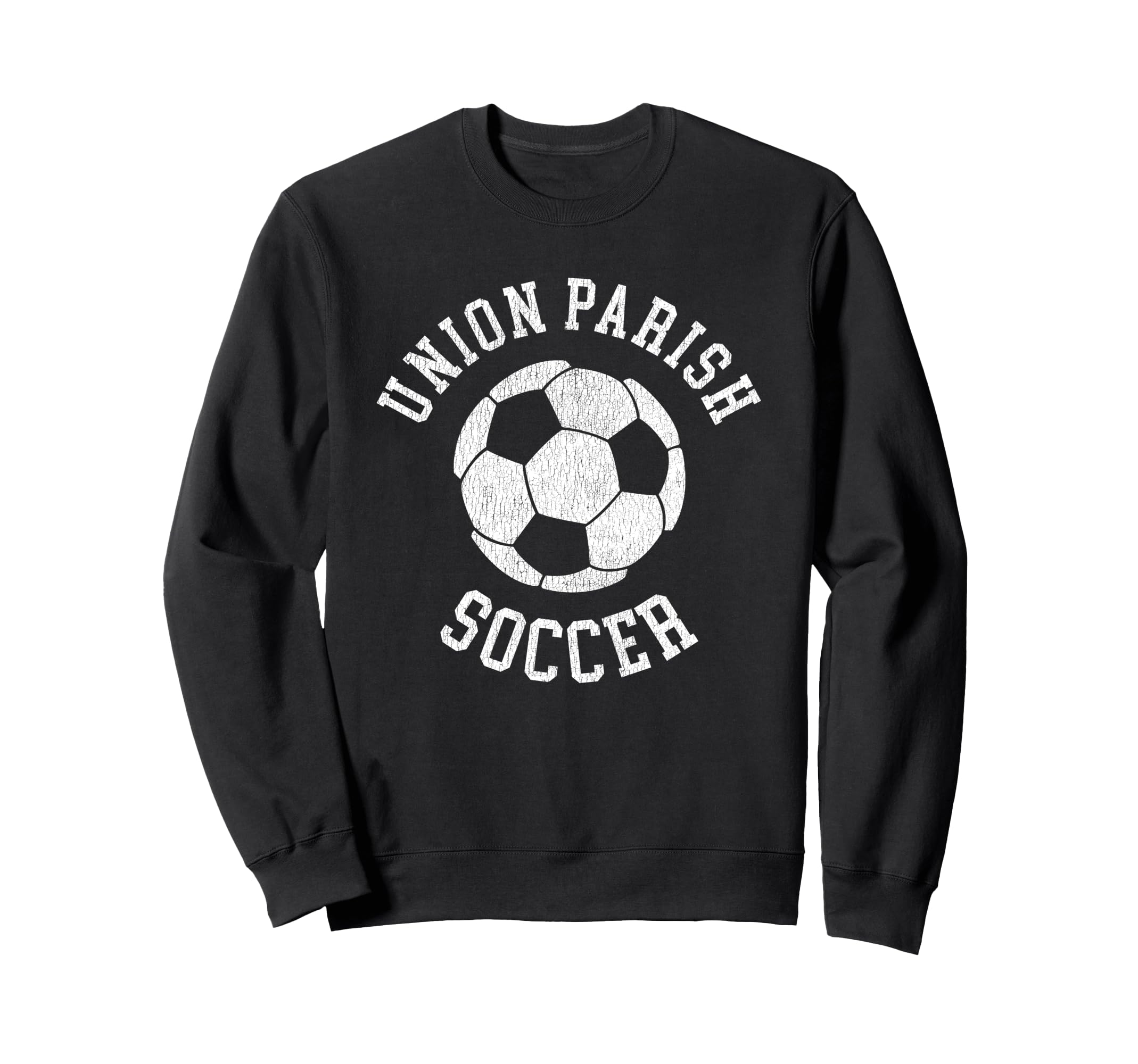 Union Parish Soccer Distressed 90S Sweatshirt - Trendy Graphic Men Women - T-Shirt, Sweatshirt, Hoodie