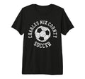 Charles Mix County Soccer Distressed T-Shirt - Minimalist Print Men Women - T-Shirt, Sweatshirt, Hoodie