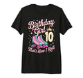 Birthday 10 Roller Skating 10Th T-Shirt - Trendy Graphic Men Women - T-Shirt, Sweatshirt, Hoodie