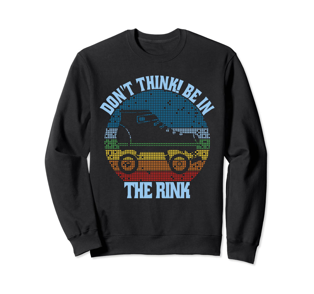 Roller Skate Rink Roller Blade Derby Sweatshirt - Trendy Graphic Unisex - T-Shirt, Sweatshirt, Hoodie