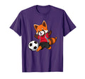 Pixelbull Red Panda Soccer T-Shirt - Aesthetic Graphic Men Women - T-Shirt, Sweatshirt, Hoodie