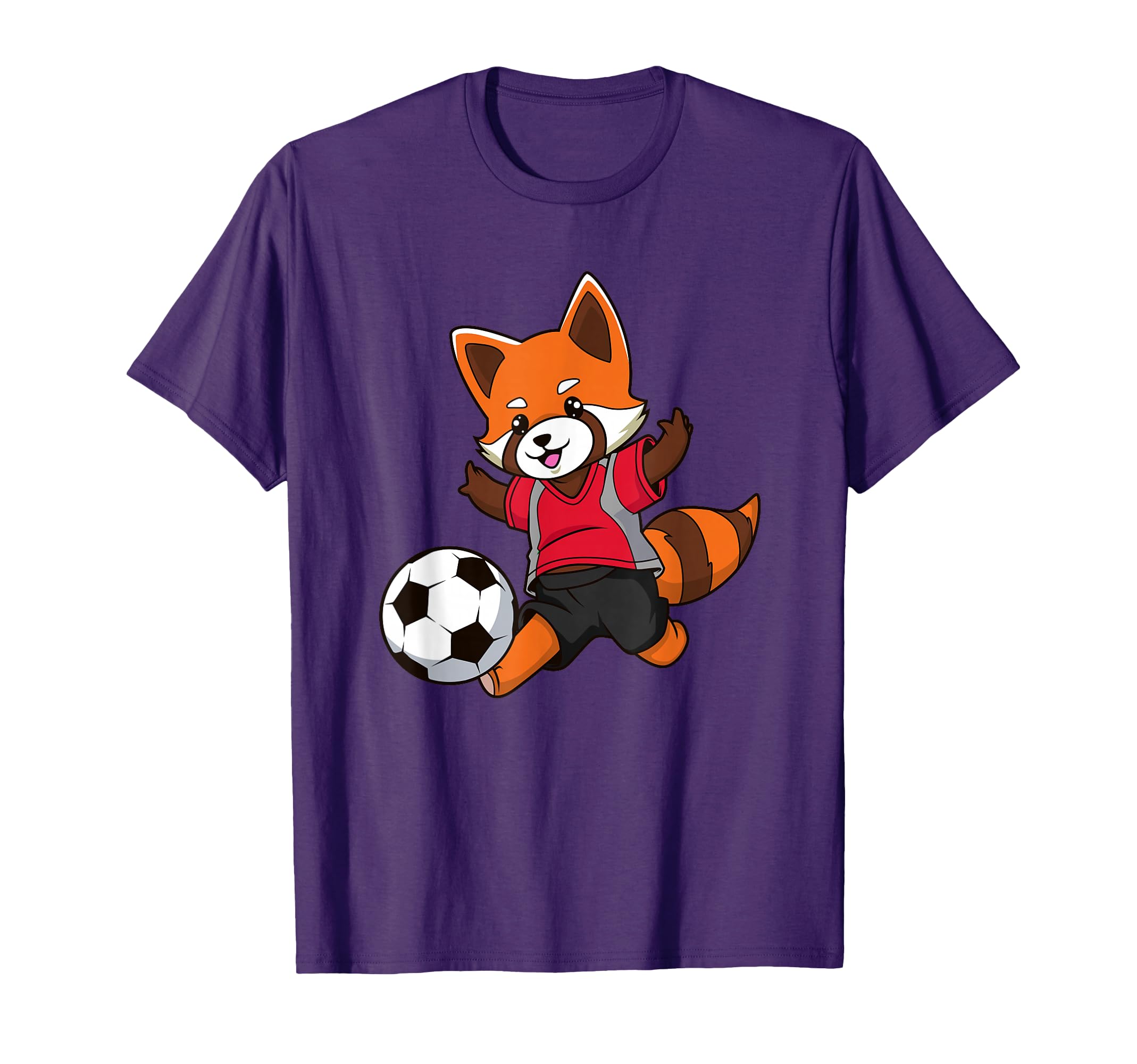Pixelbull Red Panda Soccer T-Shirt - Aesthetic Graphic Men Women - T-Shirt, Sweatshirt, Hoodie