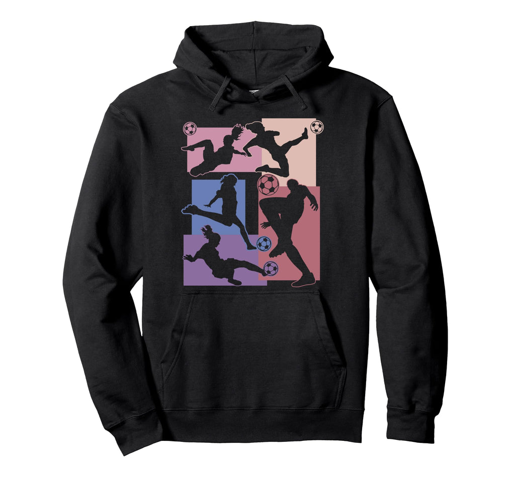 Funny Soccer Player Ball Soccer Lover Hoodie - Minimalist Print Men Women - T-Shirt, Sweatshirt, Hoodie