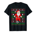 Ugly Santa Playing Soccer T-Shirt - Trendy Graphic Unisex - T-Shirt, Sweatshirt, Hoodie